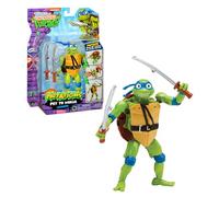 Turtles - Leonardo Tartarughe Ninja Caos Mutante, Leonardo In Versione Action Figure Trasformabile Da Tartaruga A Ninja, Personaggio Articolato E Accessorito Da 15 Cm, Per Bambini Dai 4 Anni
