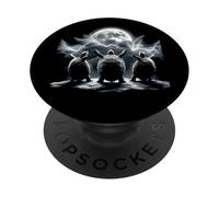 Turtles Moon - Divertente Strano Cursed Meme Tartaruga PopSockets PopGrip Adesivo