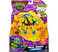 TURTLES MOVIE 23 TARTARUGHE NINJA SHOUTS ACTION FIGURE DELUXE LEONARDO CON SUONI