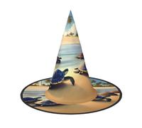 Turtles on the beach 2 PCS Halloween strega cappello costume partito cappello adatto per giochi teatrali accessori