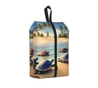 Turtles on the Beach - Borsa per scarpe da viaggio, impermeabile, 3 in 1, per scarpe da ginnastica
