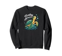 Turtley Awesome Cute Sea Turtle Ocean Pun Felpa