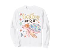 Turtley Over It Funny Sea Turtle Pun Sarcastic Saying Felpa