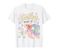 Turtley Over It Funny Sea Turtle Pun Sarcastic Saying Maglietta