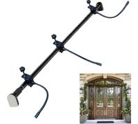 Turutu Ghirlanda regolabile per telaio della porta (80-170 cm), senza ferramenta per porta d'ingresso, ganci resistenti per ghirlande per porta d'ingresso e decorazione del mantello, installazione