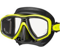 Tusa Freedom Ceos Maschera Scuba Diving, Immersioni IN Apnea, Snorkeling BK / Yl
