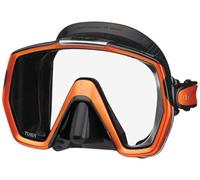 Tusa Freedom HD - Maschera sub subacquea snorkeling, Nero/Arancione