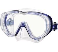 Tusa Tri-Quest Freedom - Maschera subacquea da immersione e snorkeling - cobalt blu silicone transparente
