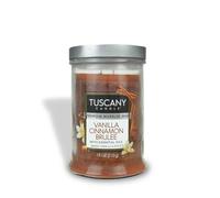 Tuscany Candle - Candela profumata alla vaniglia, cannella Brulee, confezione da 2