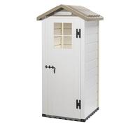 Tuscany Evo 80 - Casetta da Giardino, Beige, 96.5x96.5x203 cm