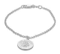 Tuscany Silver Bracciale con ciondolo San Cristoforo per bambina in argento sterling da donna 14 cm