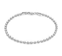 Tuscany Silver Bracciale da Donna in Argento Sterling con Sfere da 3 mm di Lunghezza 19 cm/7"