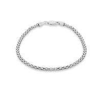 Tuscany Silver Bracciale Popcorn 250 rodiato in argento sterling da donna 19 cm