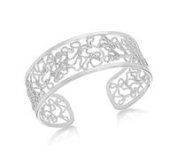 Tuscany Silver Bracciale rigido a maglia mesh da donna in argento sterling
