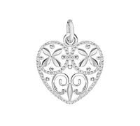 Tuscany Silver Ciondolo a forma di cuore in filigrana in argento Sterling, catenina non inclusa