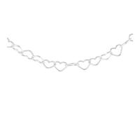 Tuscany Silver Collana a maglie aperte a cuore 3.5 mm 41 cm da donna in argento sterling