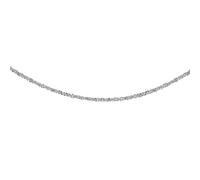 Tuscany Silver Collana da Donna in Argento Sterling con Cuore Scorrevole e Catena Tocalle da 1,5 mm Regolabile da 61 cm/24 Pollici