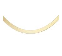 Tuscany Silver Collana donna in argento sterling placcato oro, tripla catena a spina di pesce 40, lunghezza 41 cm (16")