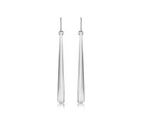 Tuscany Silver Orecchini pendenti lunghi elettroformati graduati da 85.5 mm da donna in argento sterling