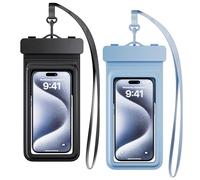 TUSEASY Custodia Impermeabile Subacquea Smartphone [2 Pezzi] IPX8 Cover Busta Cellulare per iPhone 15 14 13 Pro Max Plus, Samsung S23 S22 S21 Ultra, Fino a 7'' Telefono, Accessori Mare