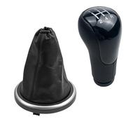 tusgt Marce Leva Pomello Del Cambio Per Ford Per Fiesta Per Fusion Per Transit Per Connect Dal 2002 In Poi Pomello Del Cambio In Pelle Ghetta Custodia Protettiva(5 Speed Black Case)
