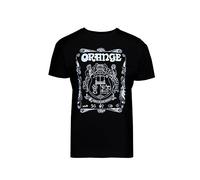 Tusgur Orange Amplifiers Crest T-Shirt Black