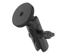 TUSITA 1" Sfera Magnetico Auto Telefono Supporto con Braccio a Doppia Presa Compatibile con iPhone MagSafe, per Ram Mount B-Taglia Base