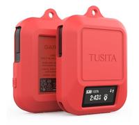 TUSITA Custodia in silicone compatibile con Garmin inReach Messenger Plus, rossa - Accessori per sistema GPS