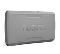 TUSITA Custodia per Garmin Striker Plus 9sv - Custodia protettiva in Silicone Pelle - Navigatore GPS Portatile Accessori