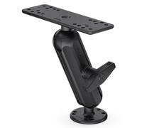 TUSITA Supporto elettronico universale per marina, misura C, M, in alluminio, con sfera da 3,8 cm, per barca, rotazione a 360°, resistente all'acqua salata, compatibile con Garmin, Lowrance e altro