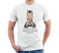 TusPersonalizables Maglietta Bojack Horseman Regrettable Life Choices da uomo in cotone, bianco, S