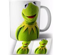 TusRelojes Kermit la Rana Kermit The Frog Sesame Street Tazza di Ceramica Bianca 325ml Mug