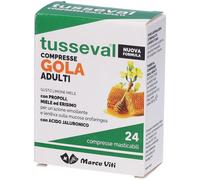 Tusseval Gola Adulti 24 Compresse Masticabili Limone E Miele 24 g Comp