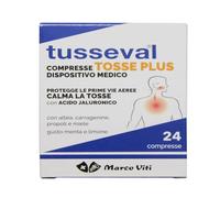 Tusseval Tosse Plus Compresse masticabili Menta e Limone 24 compresse
