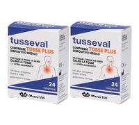 Tusseval Tosse Plus Compresse 2x24 pz Compresse