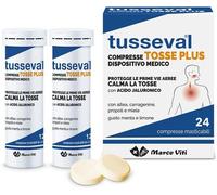 Tusseval Tosse Plus Compresse masticabili Menta e Limone 24 compresse
