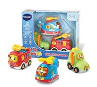 VTech Cofanetto 3 pezzi Tut Tut Bolides – Pompiere, Trattore, Elicottero