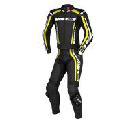 IXS Sport RS-800 1.0 Abito moto due pezzi in pelle, nero-bianco-giallo, taglia 98