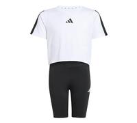 Tuta 3 bande per ragazza adidas Train Essentials Blanc 13/14 ans