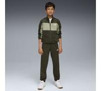 Tuta a blocchi di colore PUMA Poly per ragazzi, Abbigliamento, Verde, 9-10Y 9-10Y