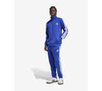 adidas Homme SPORTSWEAR BASIC 3 STRIPES TRICOT TRACKSUIT, semi lucid blue/white, XL
