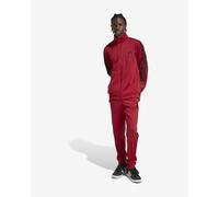 Adidas Tuta Sportswear Basic 3-Stripes Tricot Rosso S Uomo