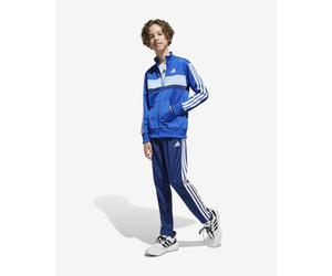 Tuta adidas Seasonal Essentials Tiberio Tricot 3 strisce blu bianco junior - 152