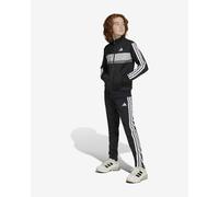 Tuta adidas Seasonal Essentials Tiberio Tricot 3 strisce nero intenso bianco puro junior - 164
