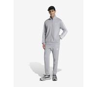 Tuta adidas Sportswear Basic 3-Stripes Tricot grigia - L