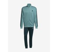 Tuta adidas Sportswear Basic French Terry 3 strisce azzurro chiaro nero - L