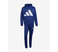Tuta adidas Sportswear Big Logo French Terry blu navy bianco - S