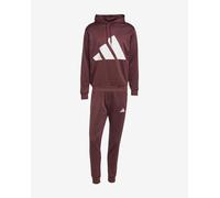 adidas Uomo BIG LOGO FRENCH TERRY HOODED TRACKSUITS, aurora ruby, S