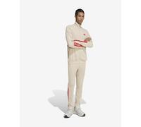 Tuta adidas Stadium 3 strisce beige rosso - S