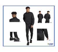 Tuta ADIDAS Tiro da Uomo per Ginnastica Completa Leggera con Zip Sportiva Nera L